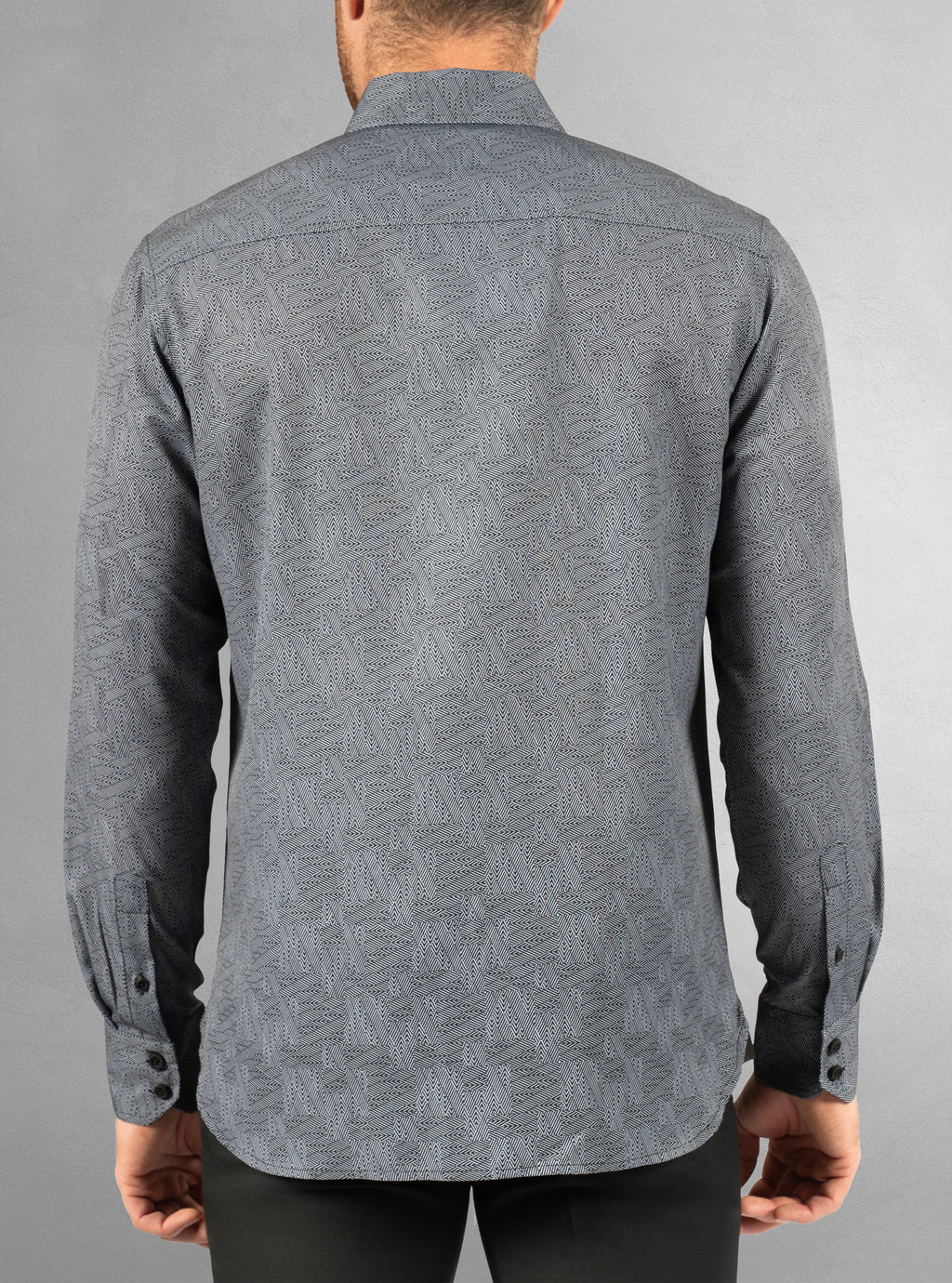 Men's casual long sleeve stretch shirt