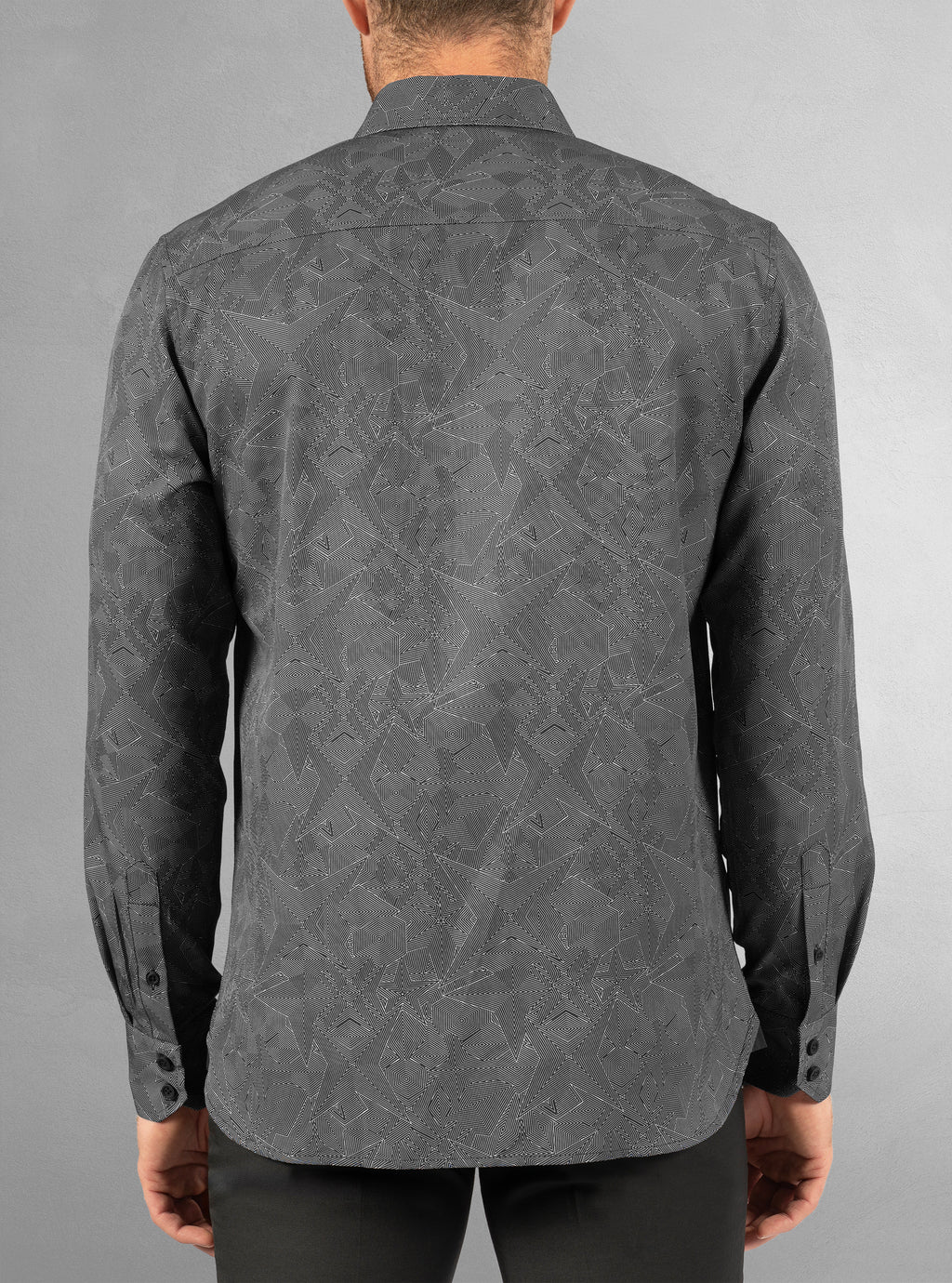 Men's casual long sleeve stretch shirt