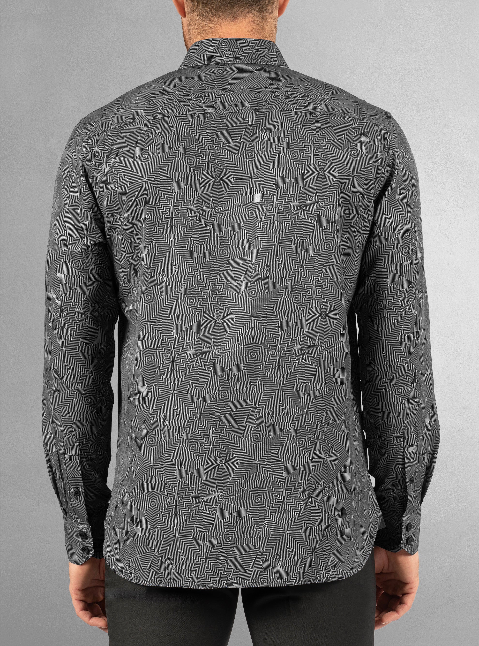 Men's casual long sleeve stretch shirt