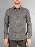 Men's casual long sleeve stretch shirt