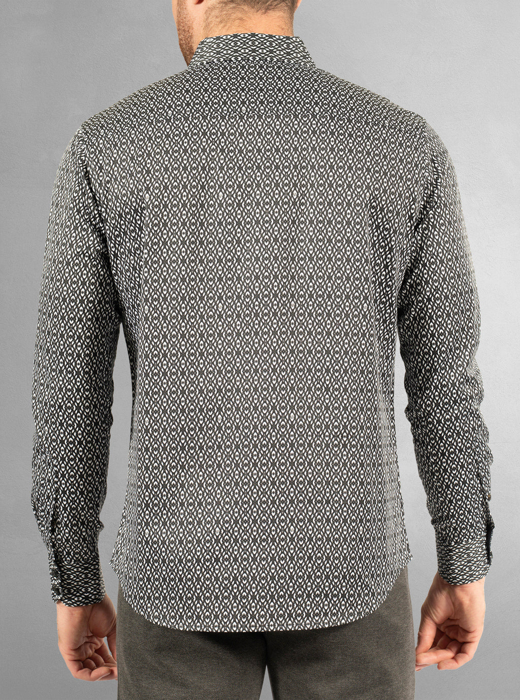 Men's casual long sleeve stretch shirt