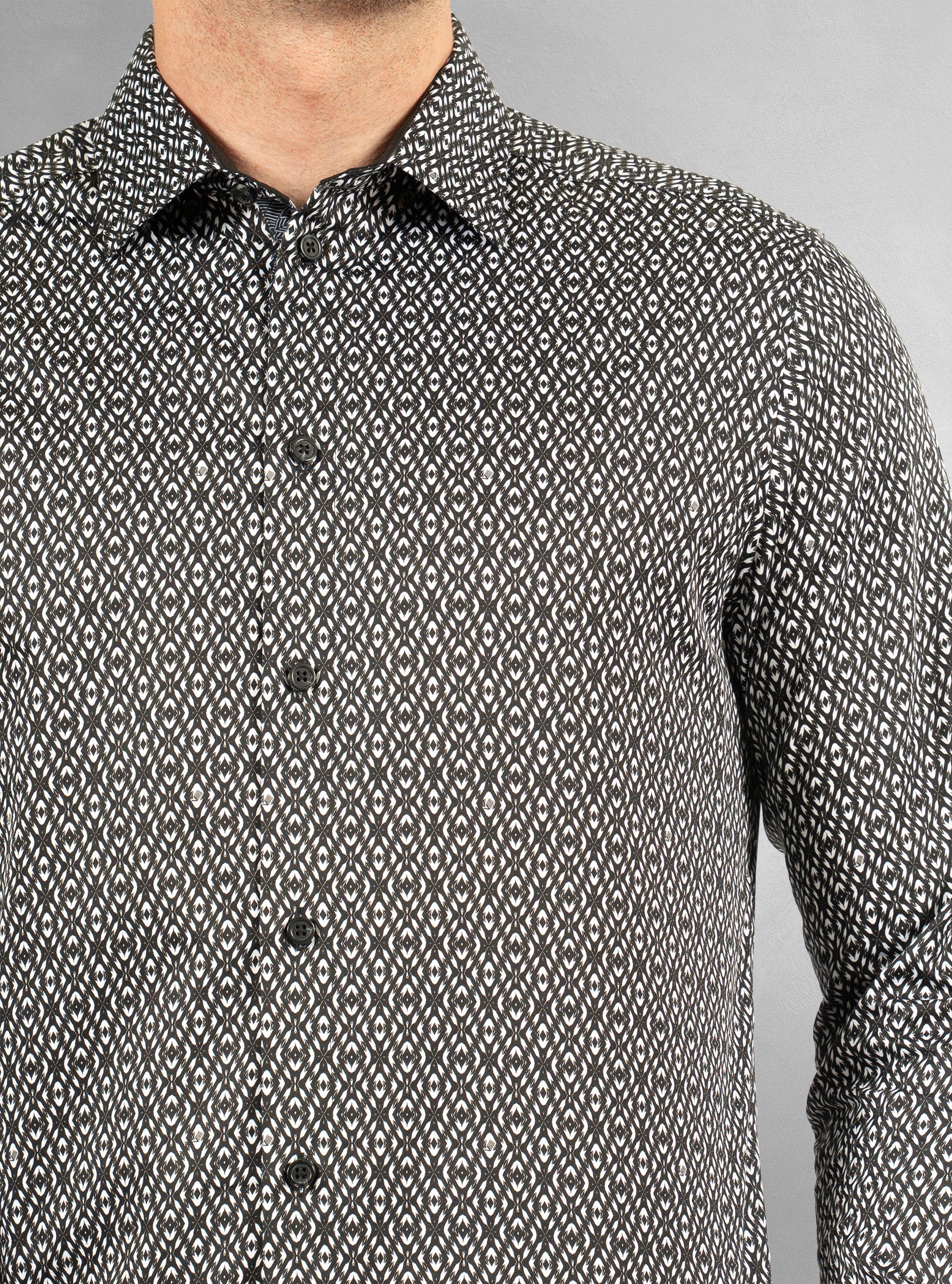 Men's casual long sleeve stretch shirt