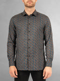 Men's casual long sleeve stretch shirt