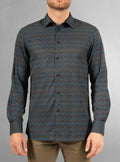 Men's casual long sleeve stretch shirt
