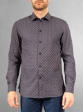 Men's casual long sleeve stretch shirt