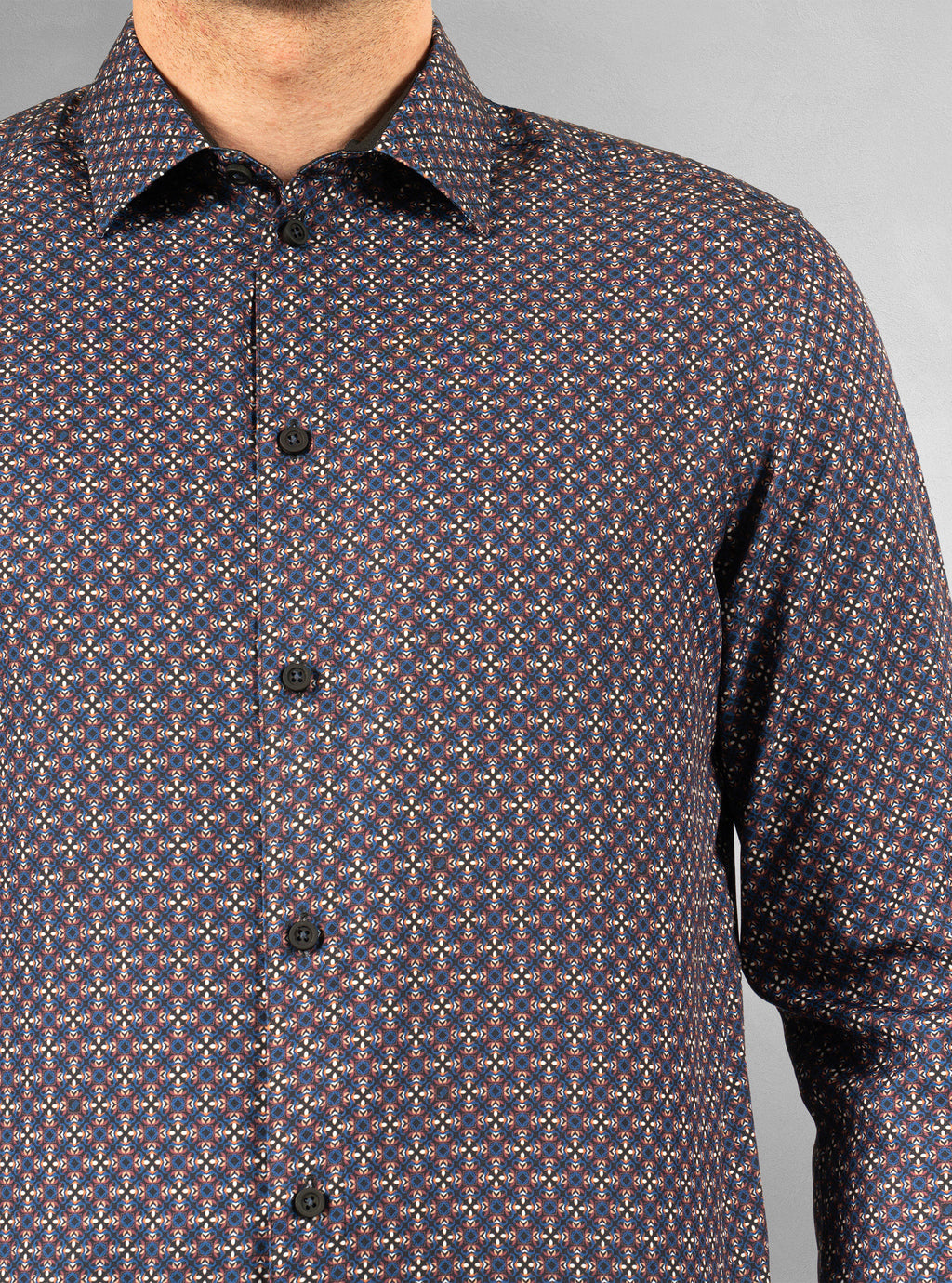 Men's casual long sleeve stretch shirt