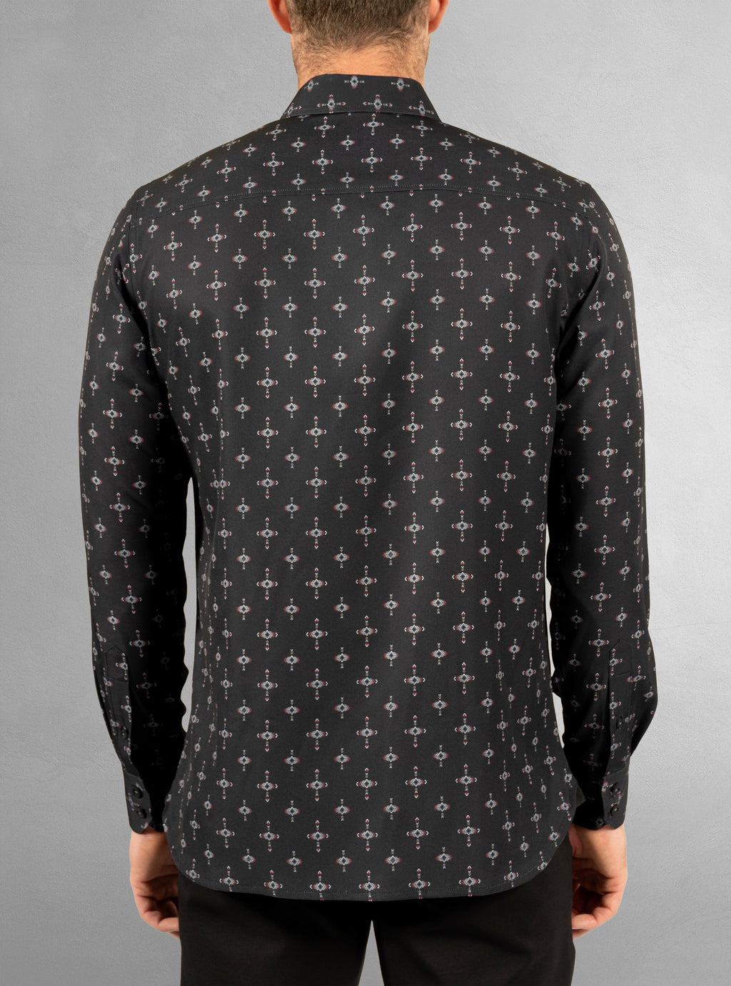 Men's casual long sleeve stretch shirt