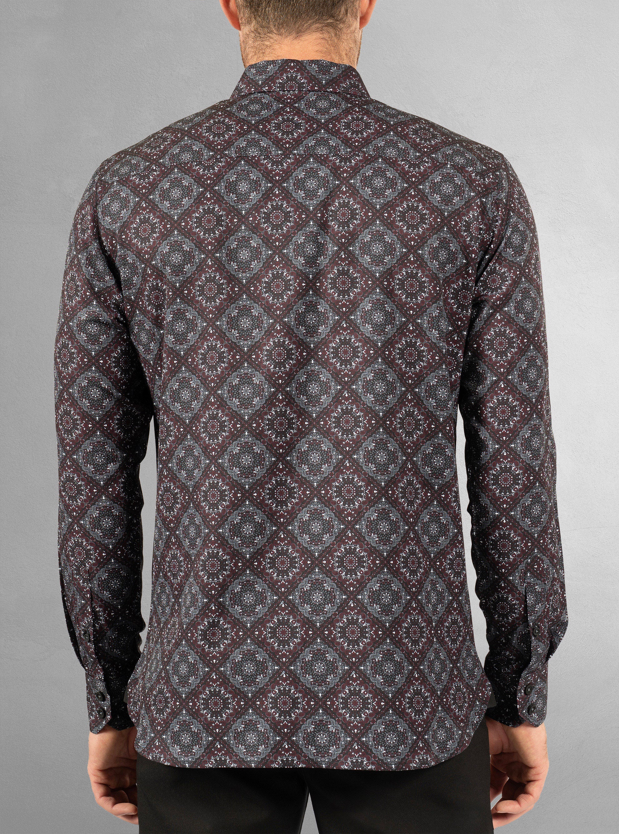 Men's casual long sleeve stretch shirt