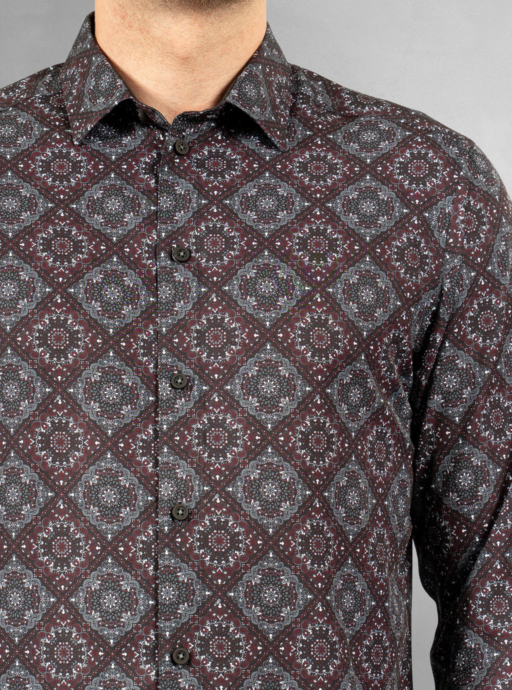 Men's casual long sleeve stretch shirt