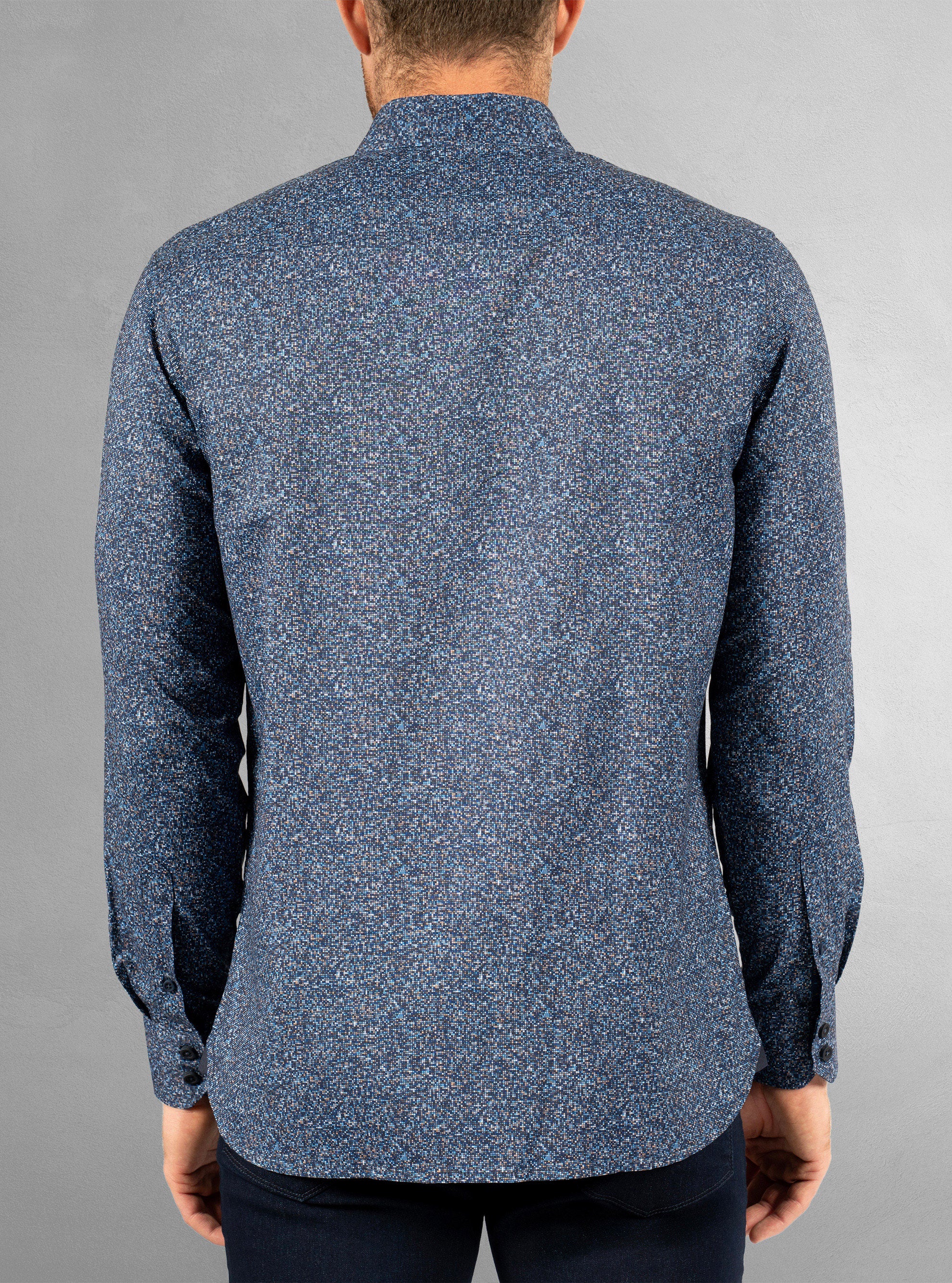 Men's casual long sleeve stretch shirt