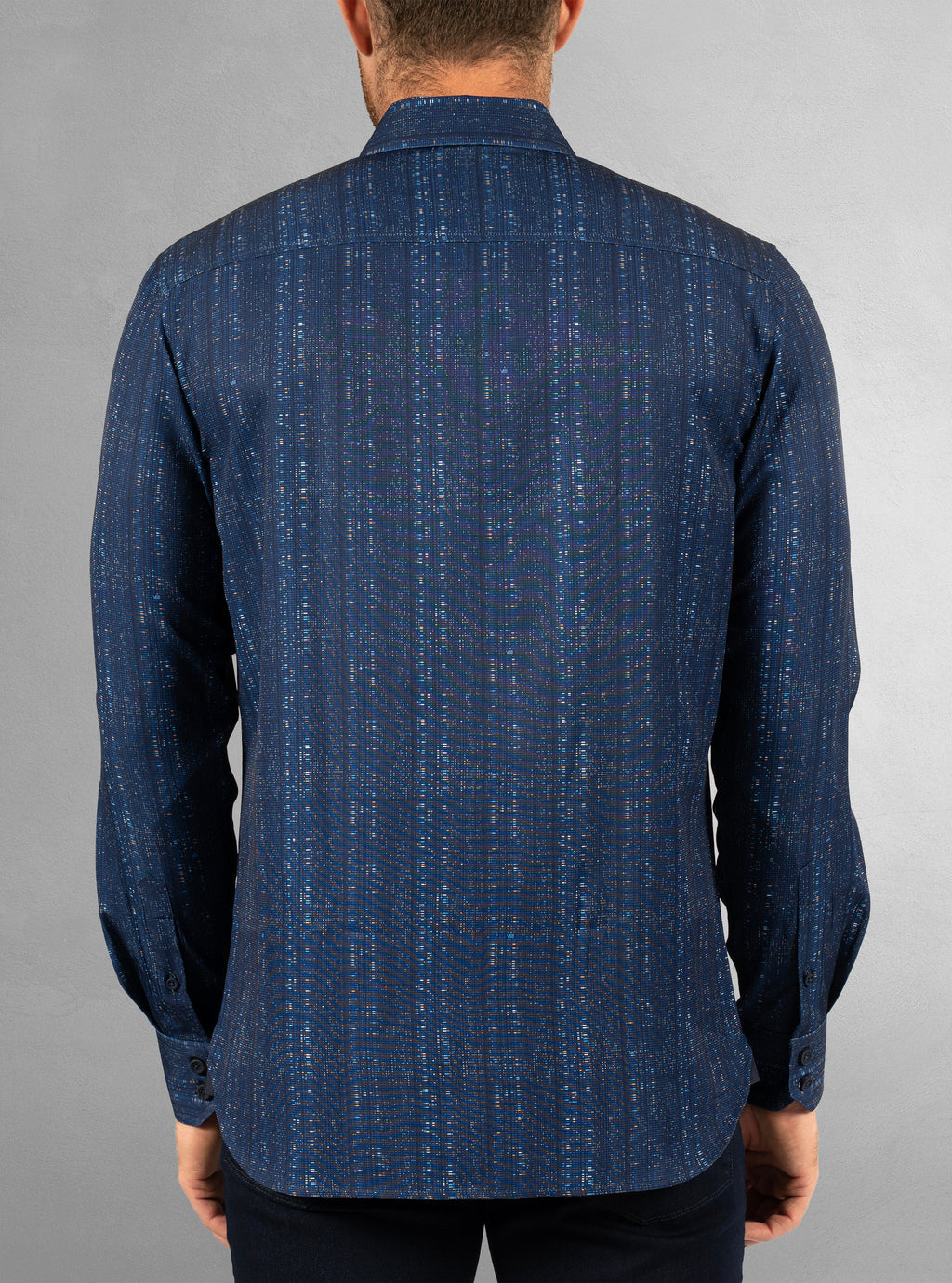 Men's casual long sleeve stretch shirt