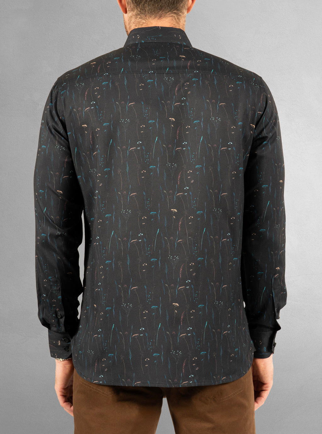 Men's casual long sleeve stretch shirt
