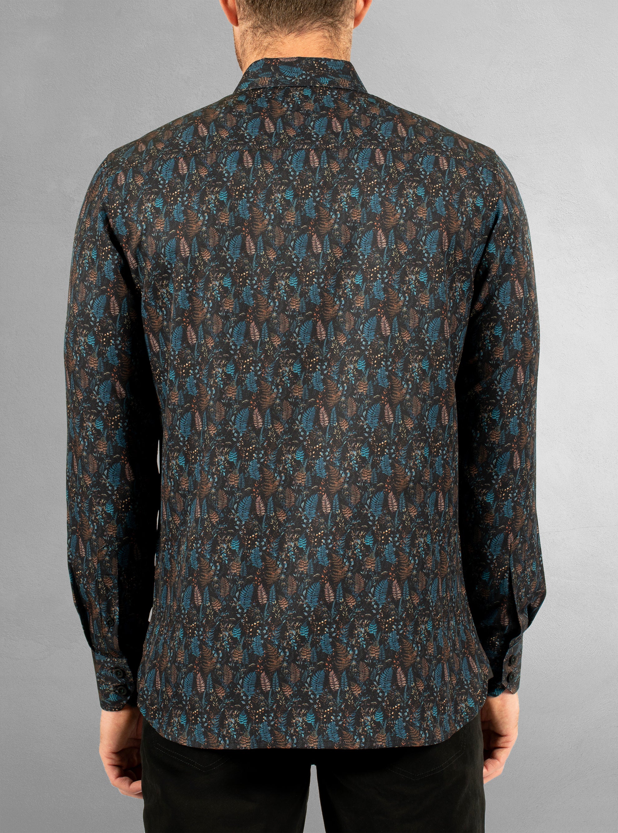 Men's casual long sleeve stretch shirt