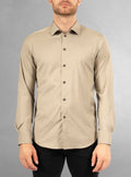 Men's casual long sleeve stretch shirt