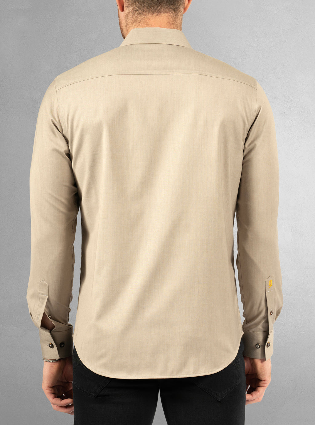 Men's casual long sleeve stretch shirt