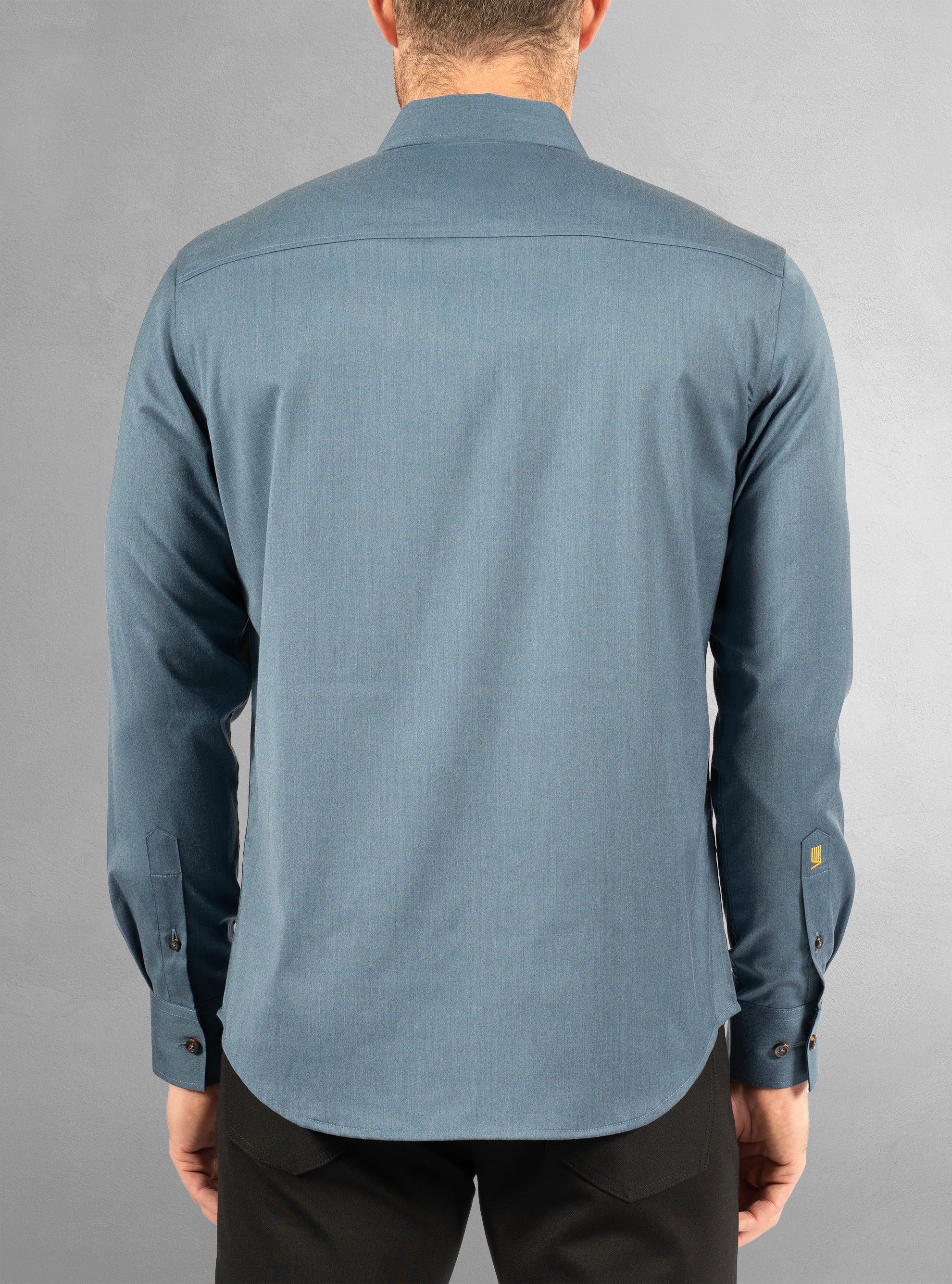 Men's casual long sleeve stretch shirt