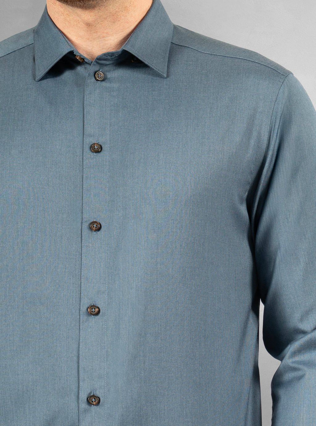 Men's casual long sleeve stretch shirt