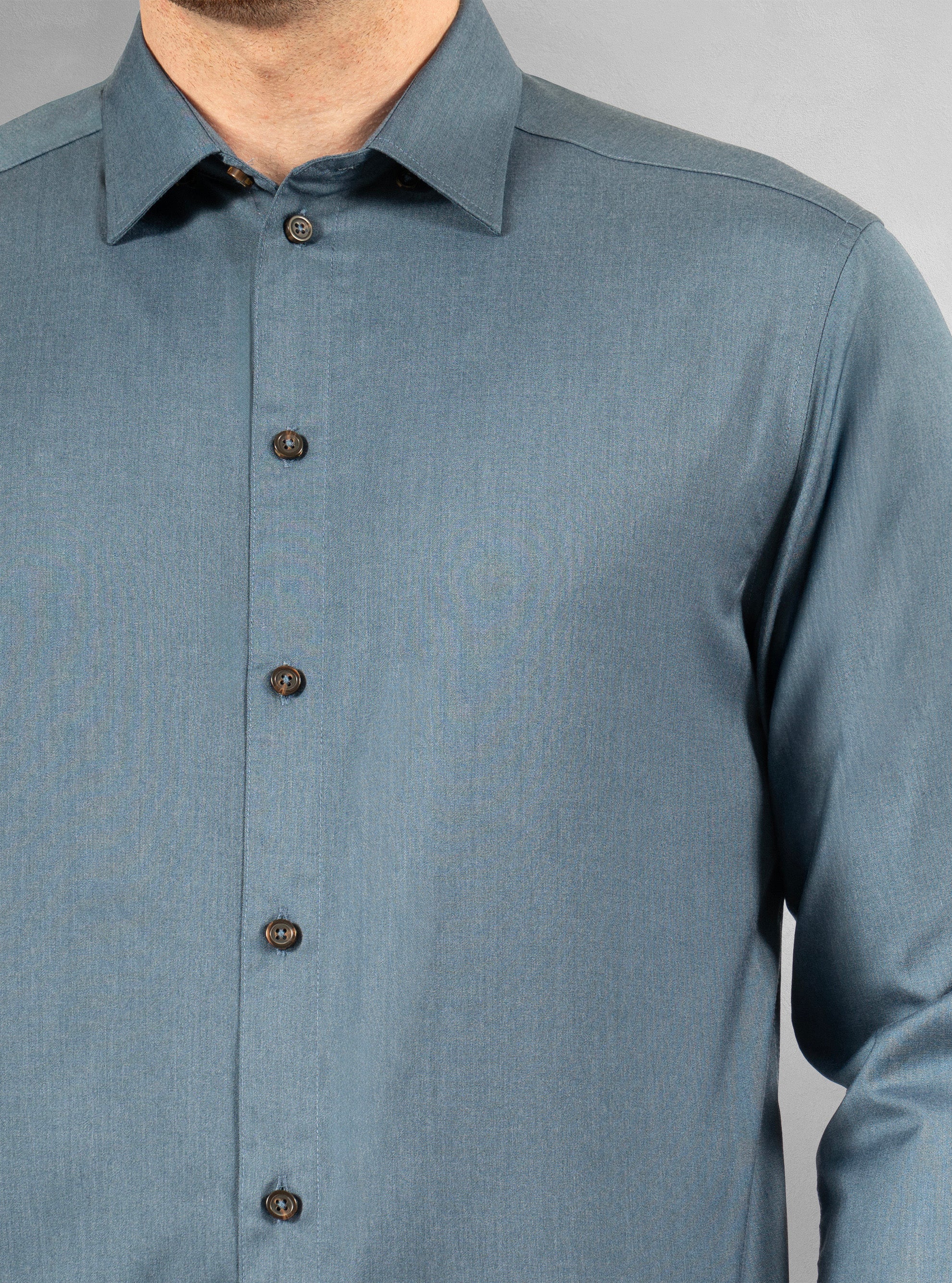 Men's casual long sleeve stretch shirt