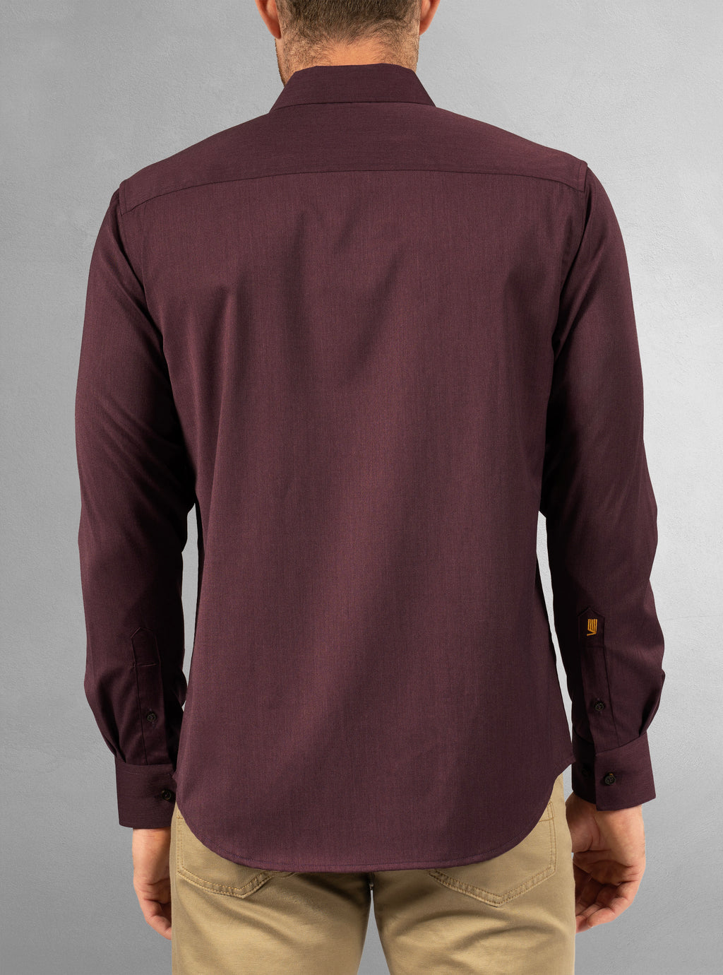 Men's casual long sleeve stretch shirt