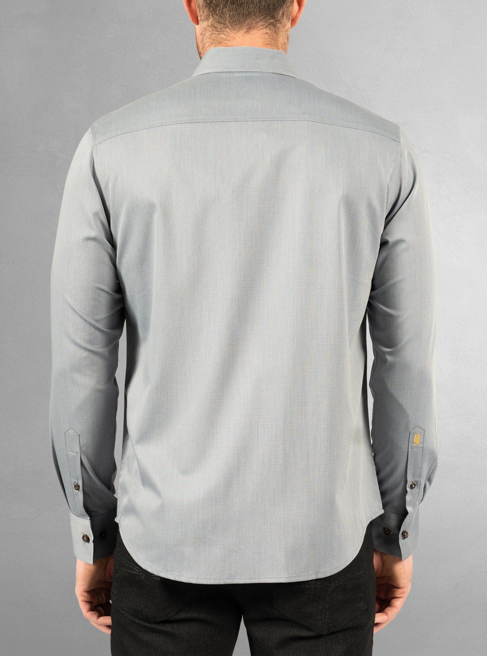 Men's casual long sleeve stretch shirt