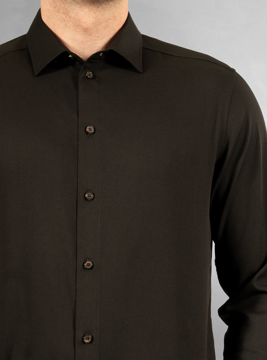 Men's casual long sleeve stretch shirt