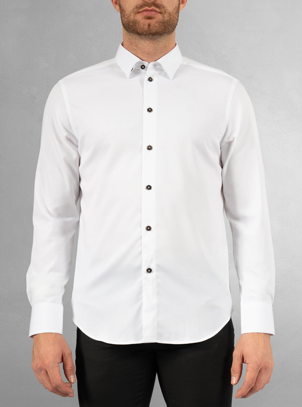Men's casual long sleeve stretch shirt