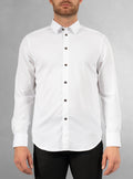 Men's casual long sleeve stretch shirt