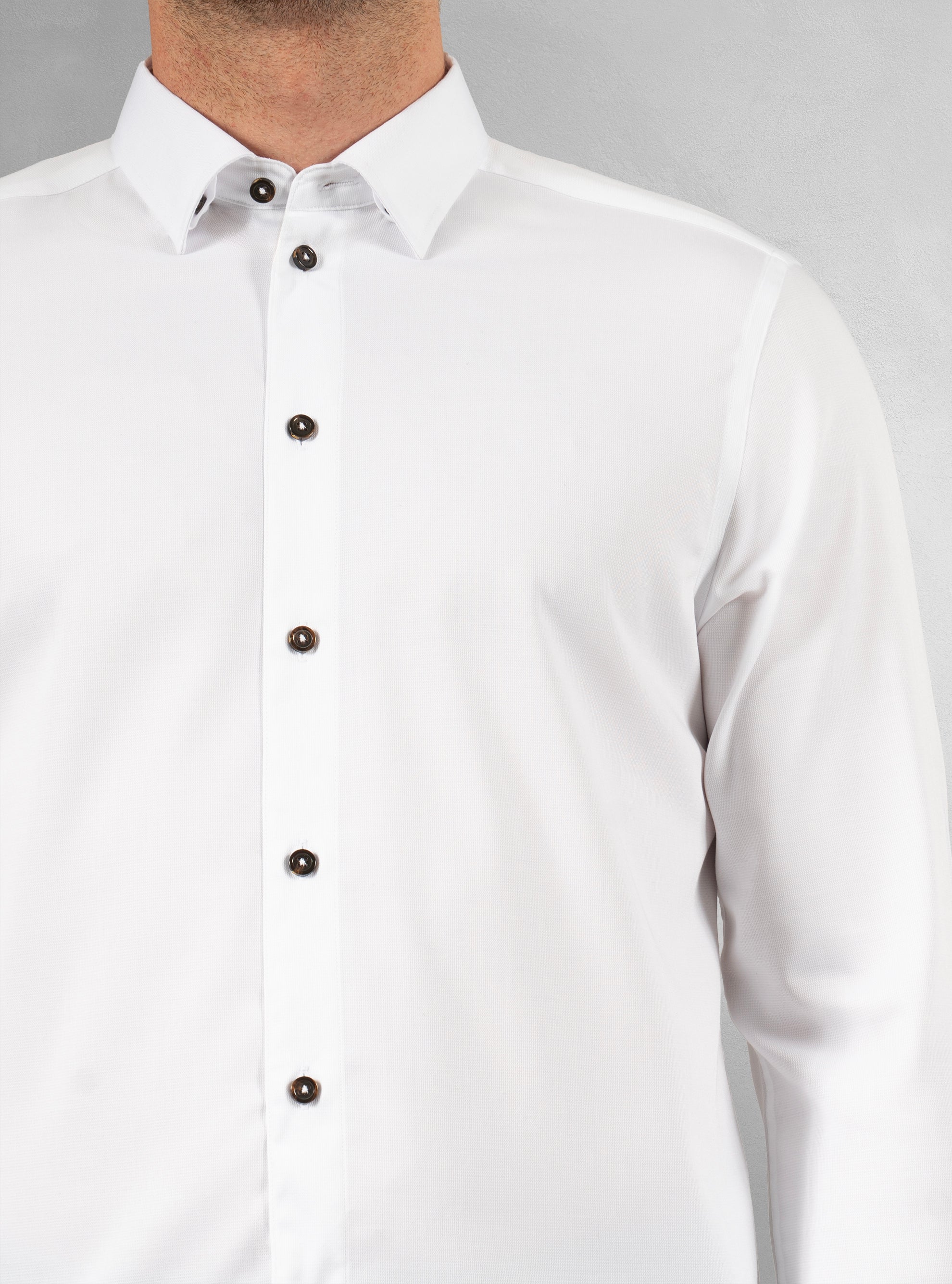 Men's casual long sleeve stretch shirt