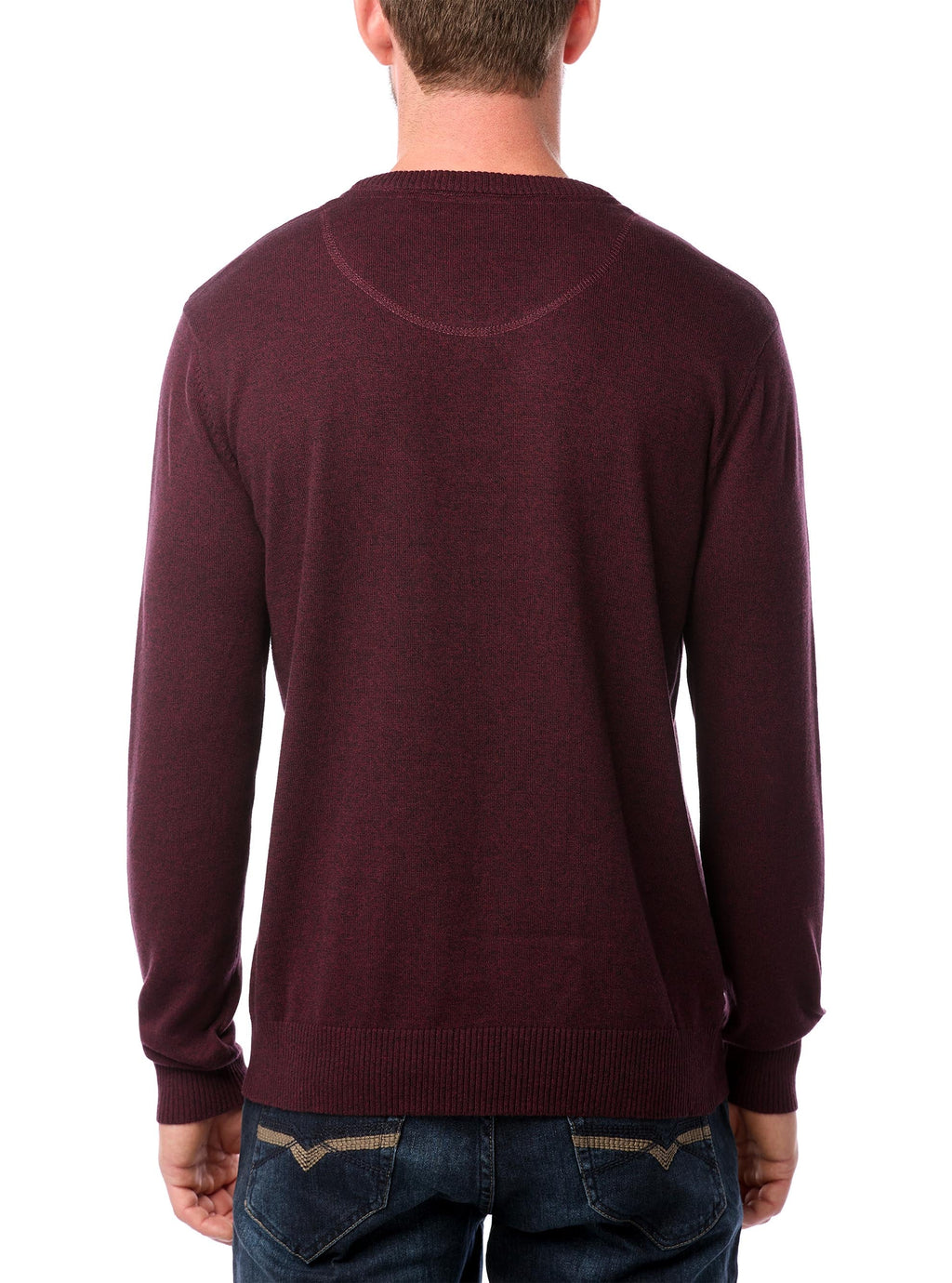 Men's basic v-neck sweater