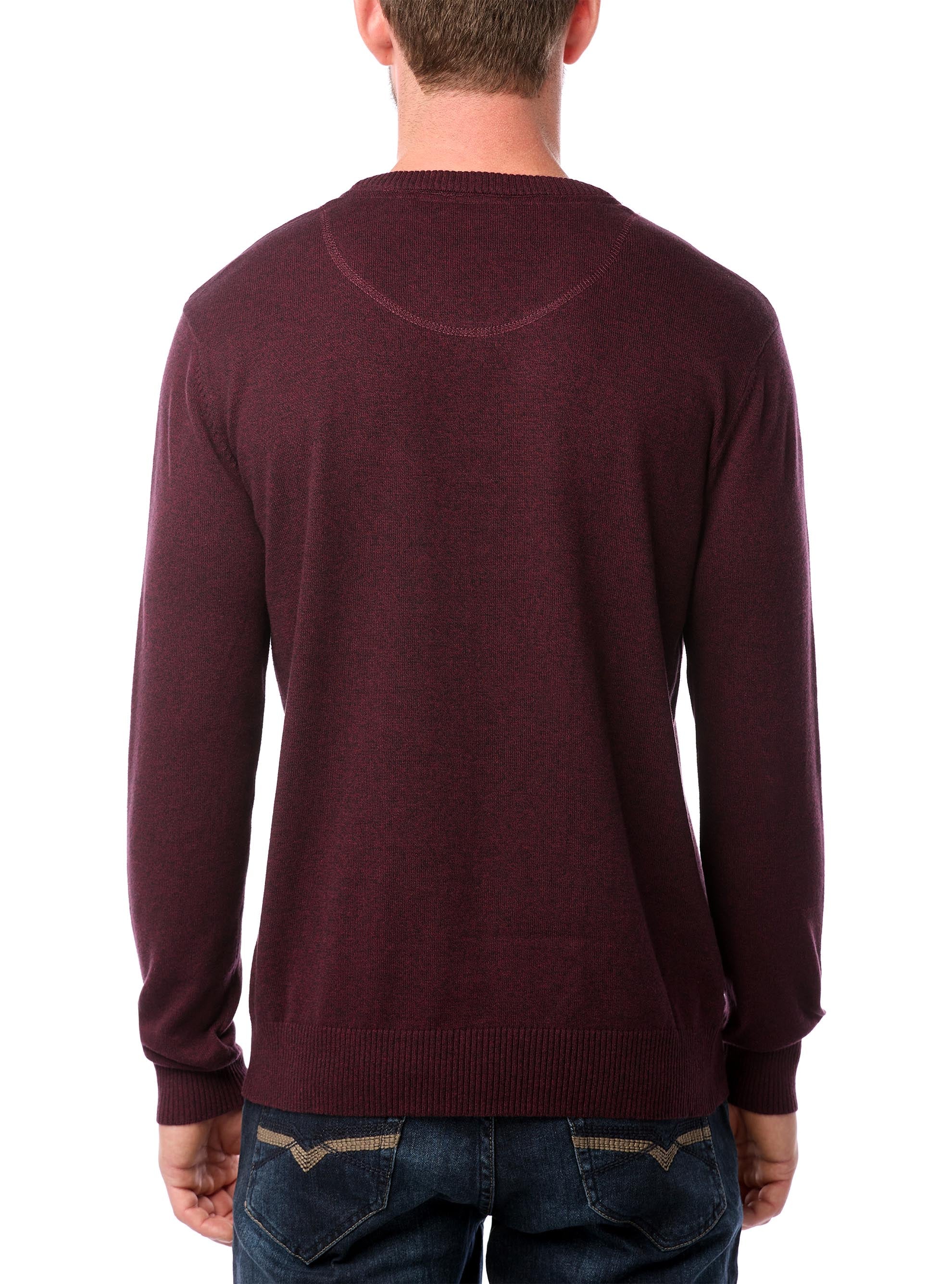 Men's basic v-neck sweater