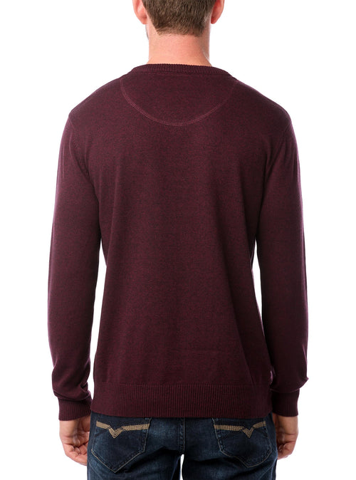 Men's basic v-neck sweater