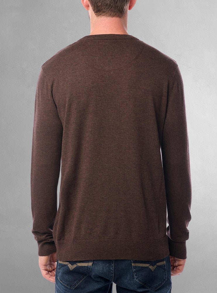 Men's basic v-neck sweater