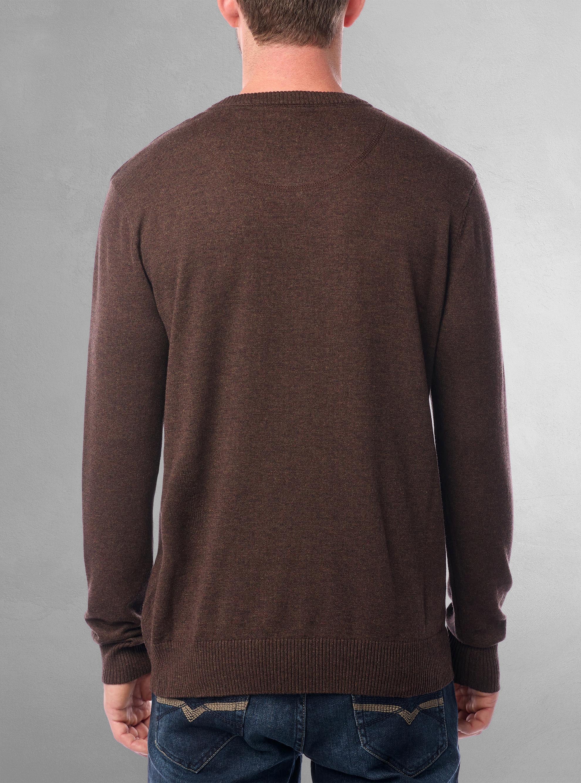 Men's basic v-neck sweater