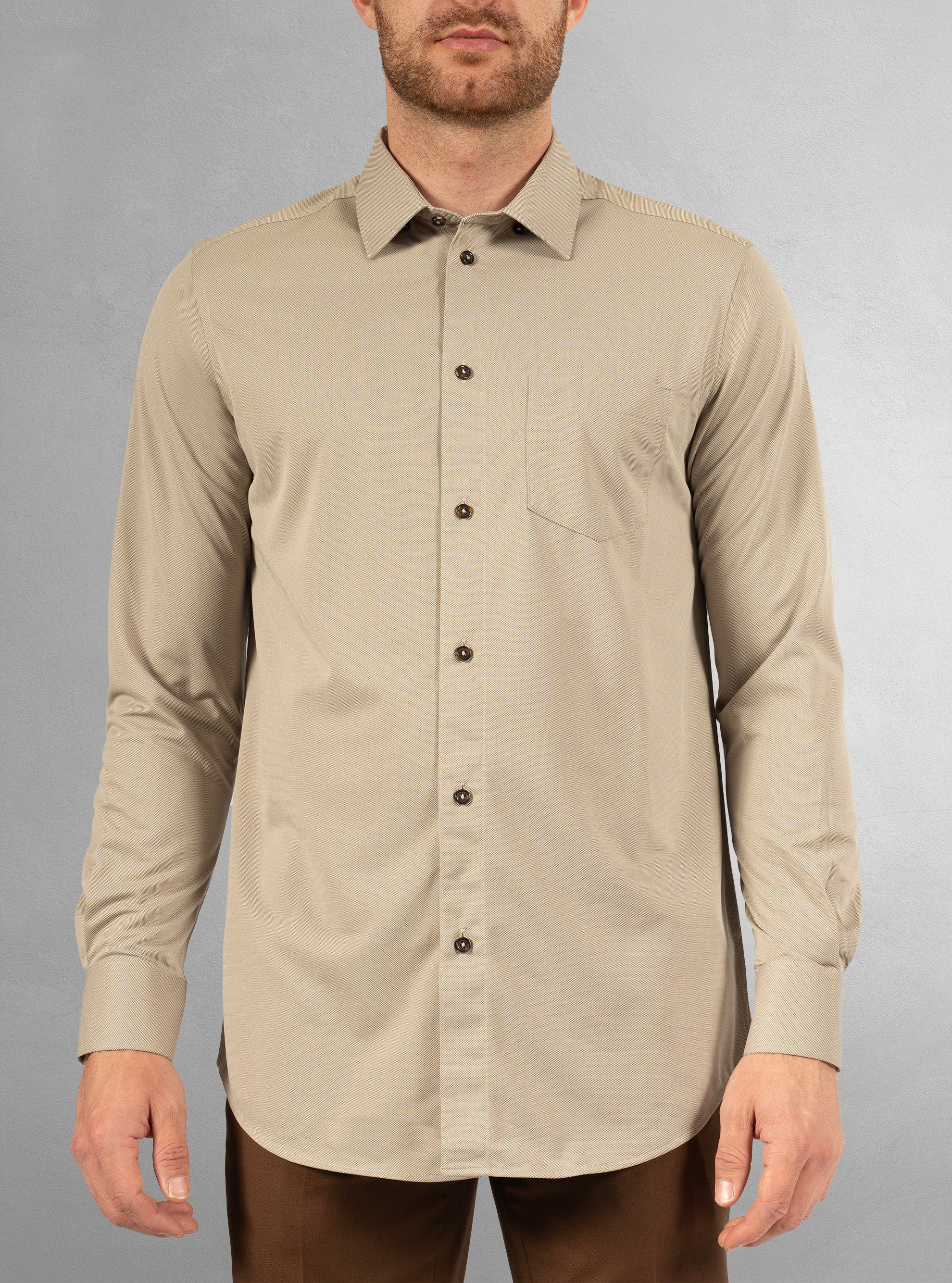 Men's basic long sleeve shirt
