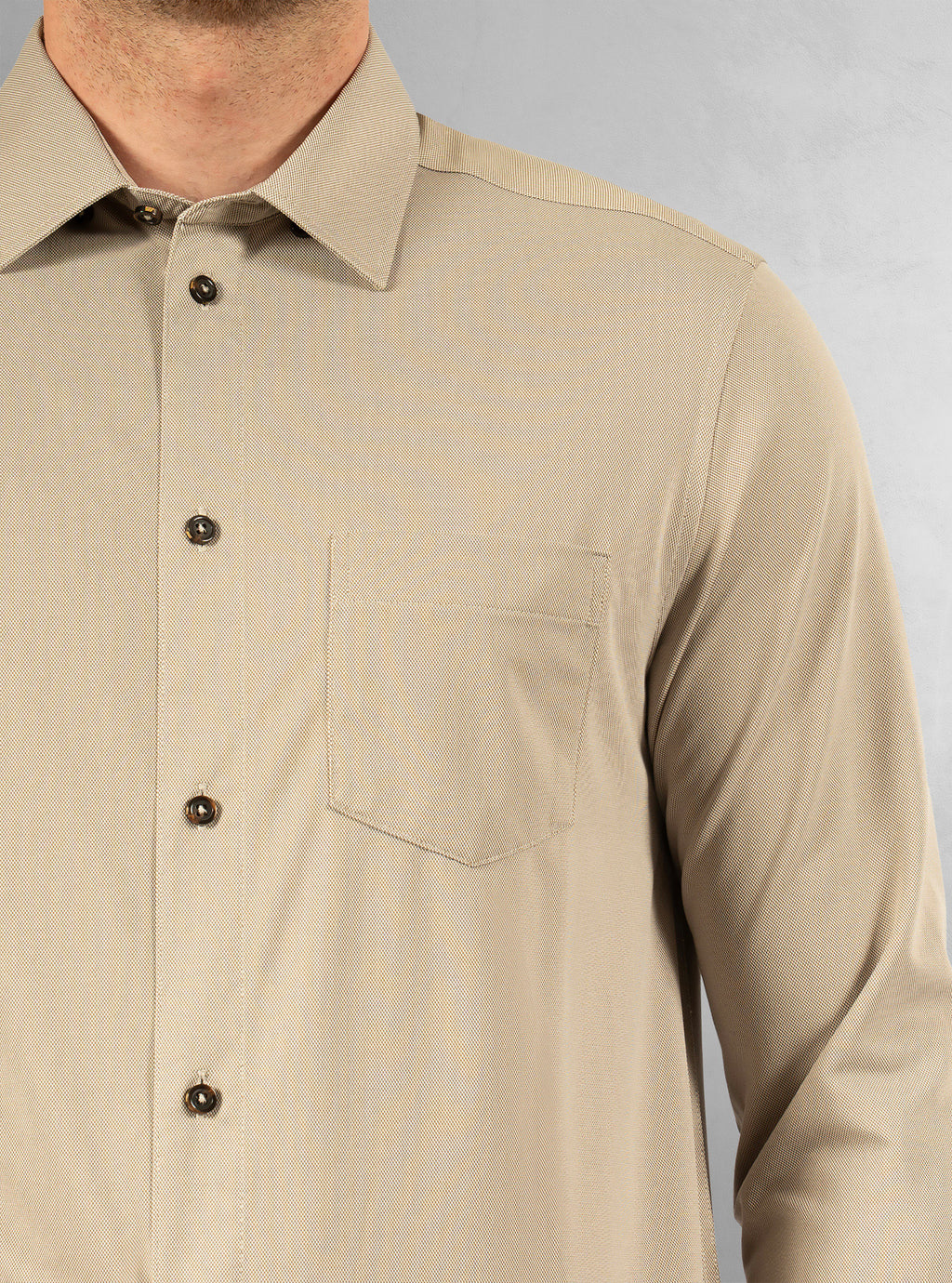 Men's basic long sleeve shirt