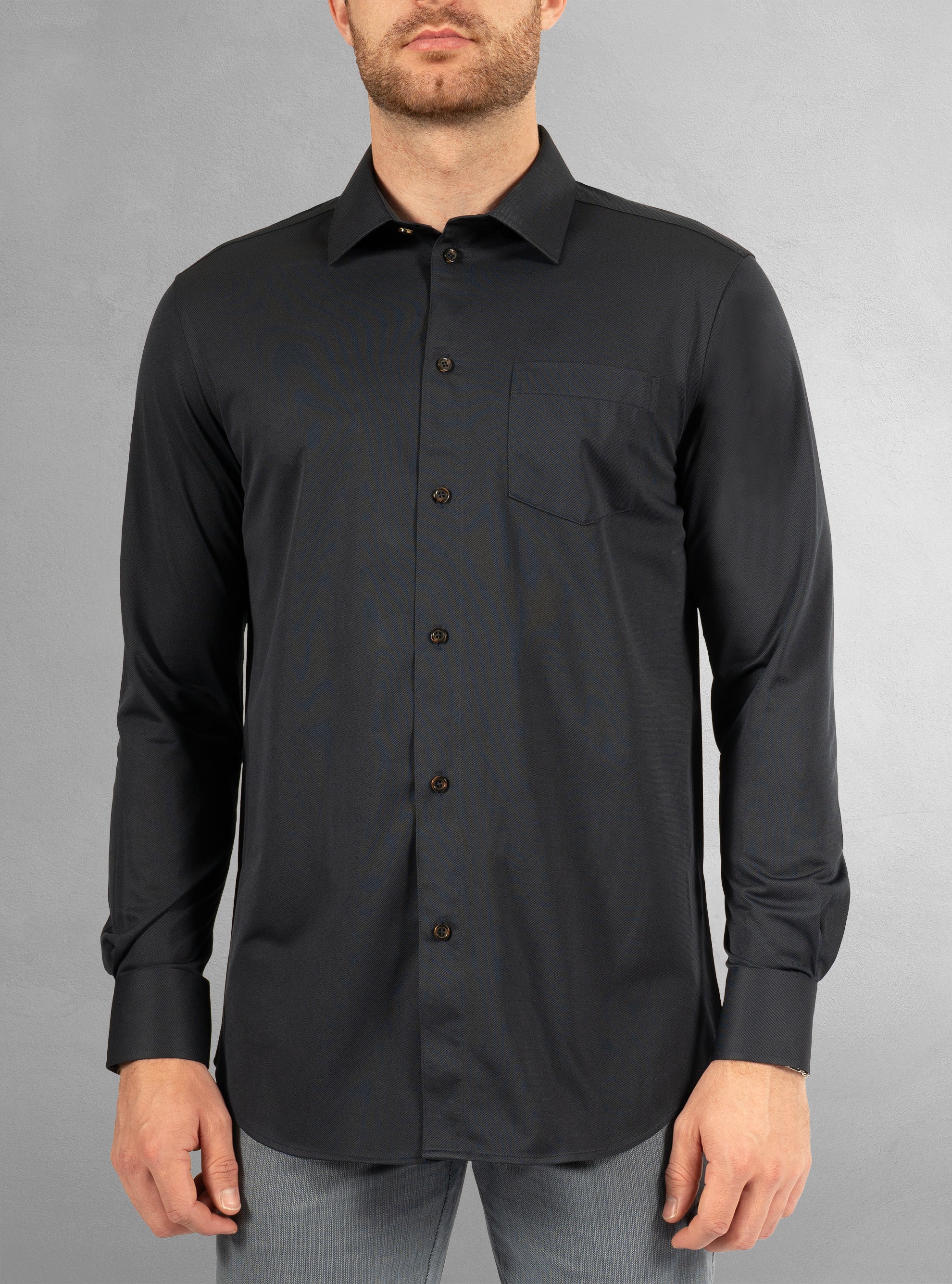 Men's basic long sleeve shirt