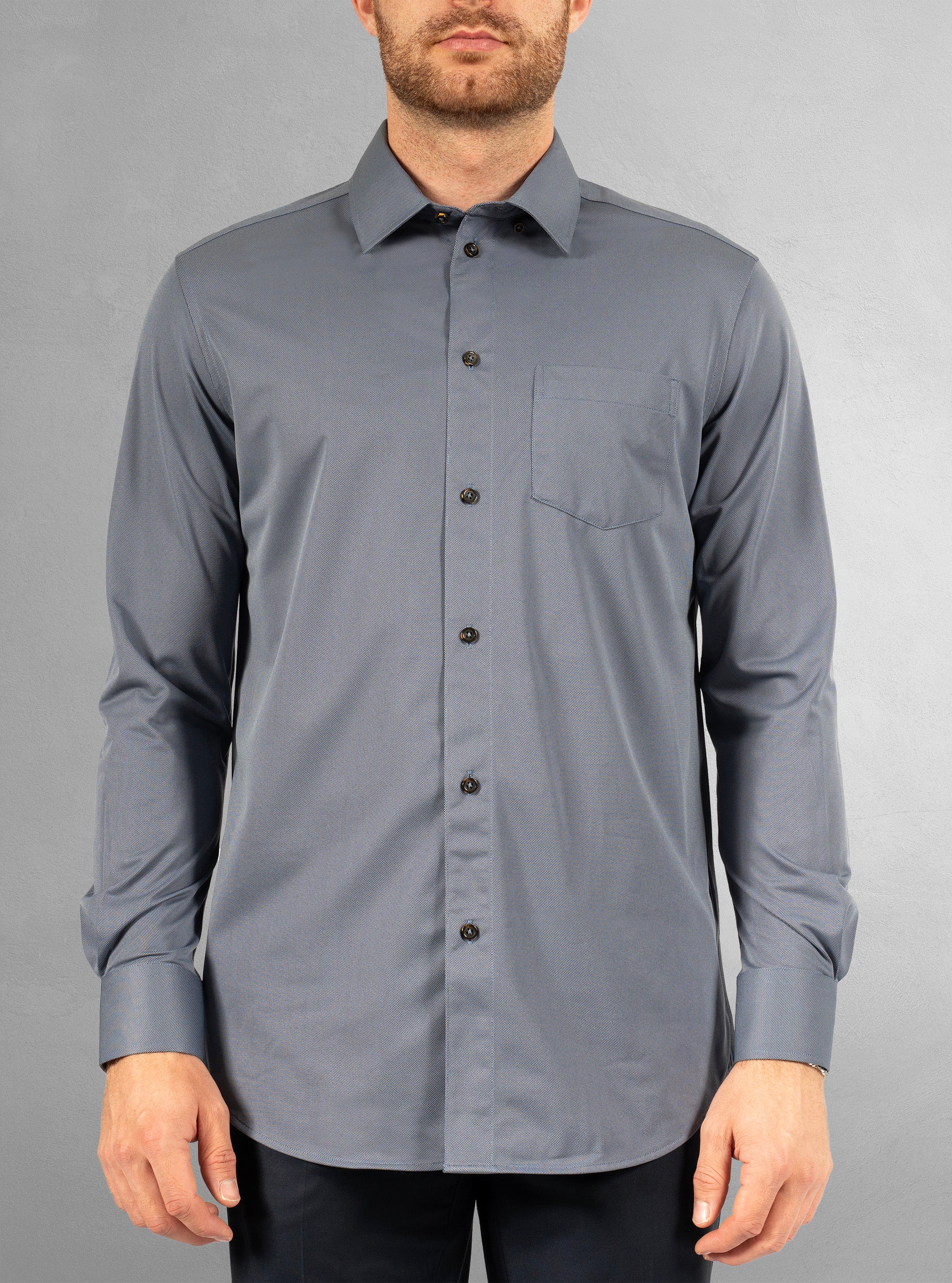 Men's basic long sleeve shirt