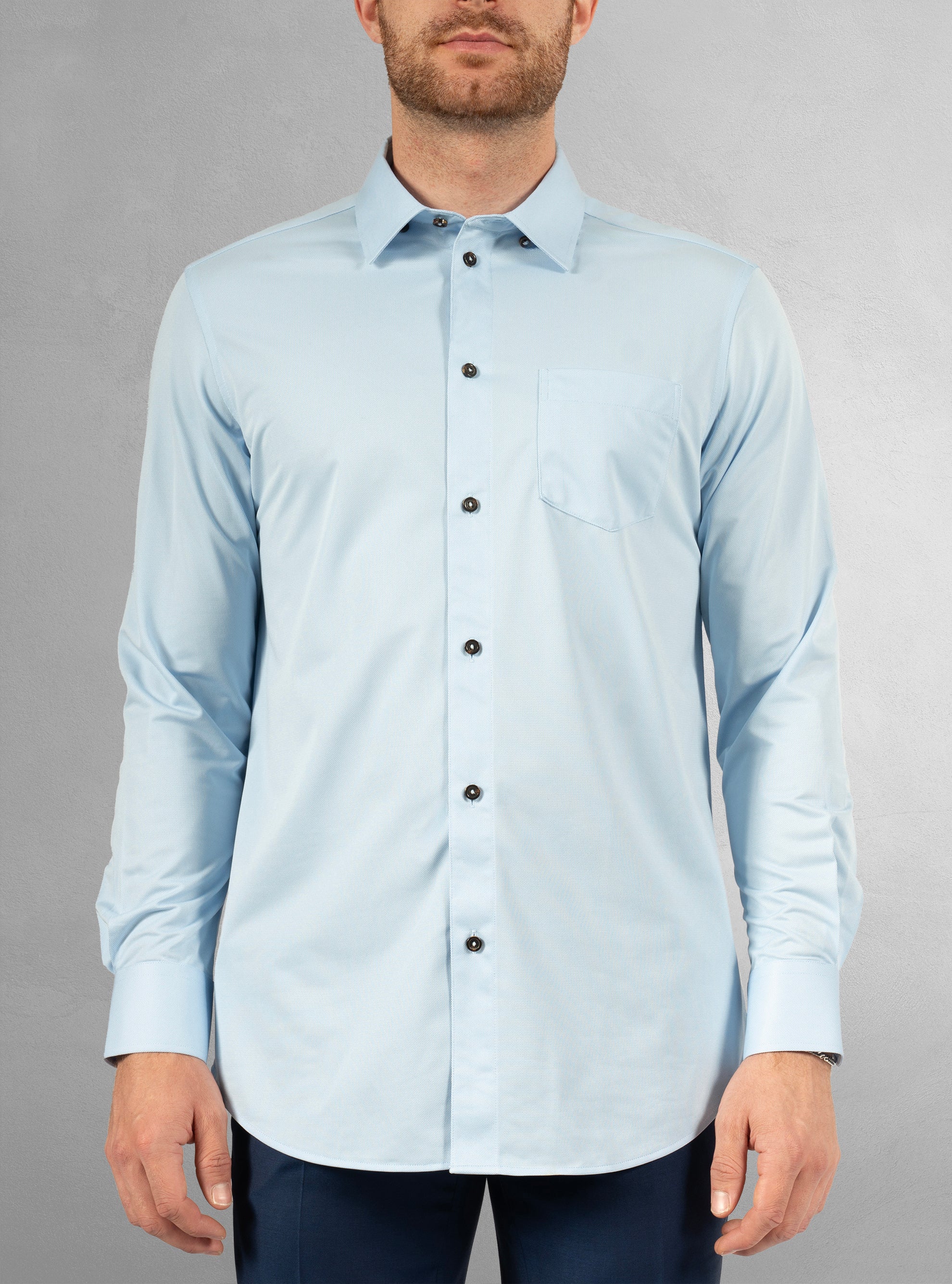 Men's basic long sleeve shirt