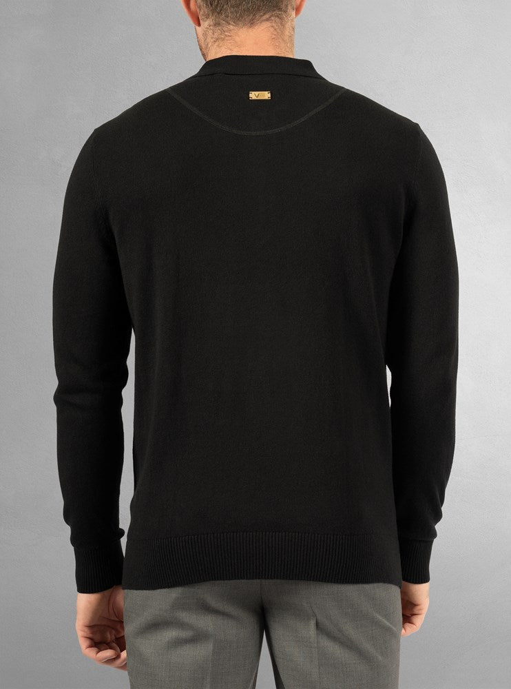 Men's long sleeve polo