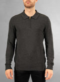 Men's long sleeve polo