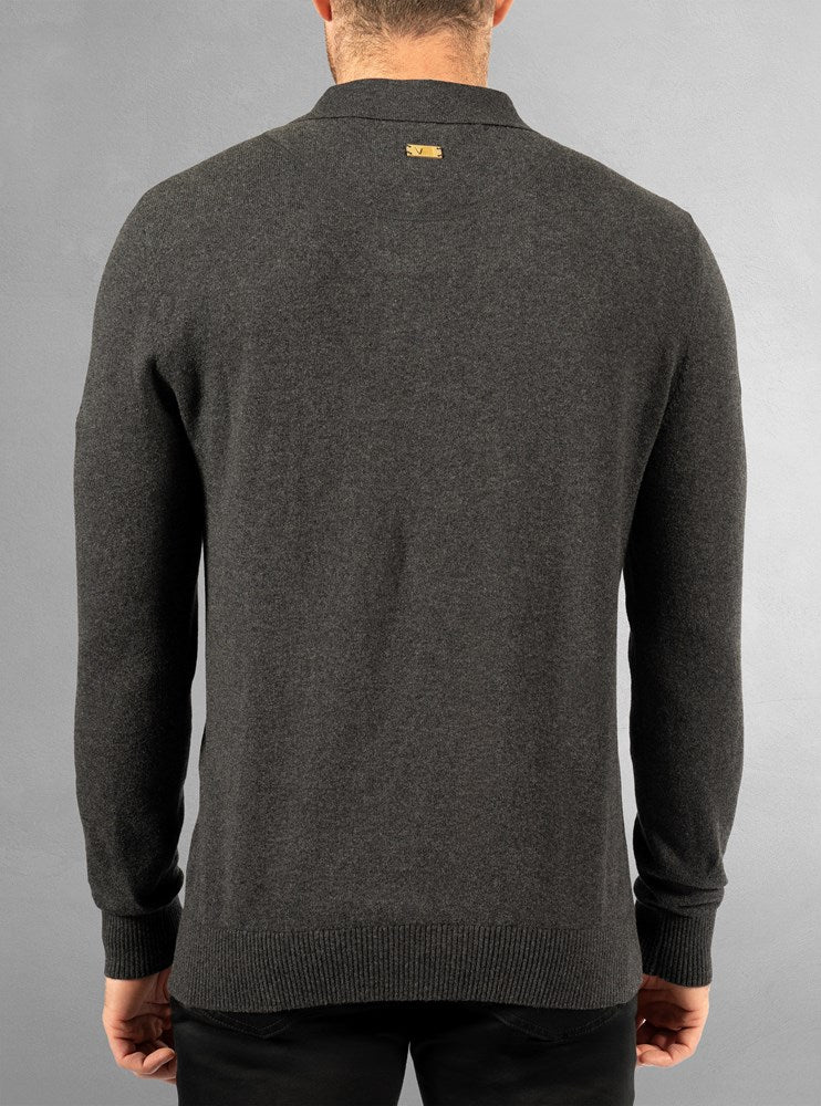 Men's long sleeve polo