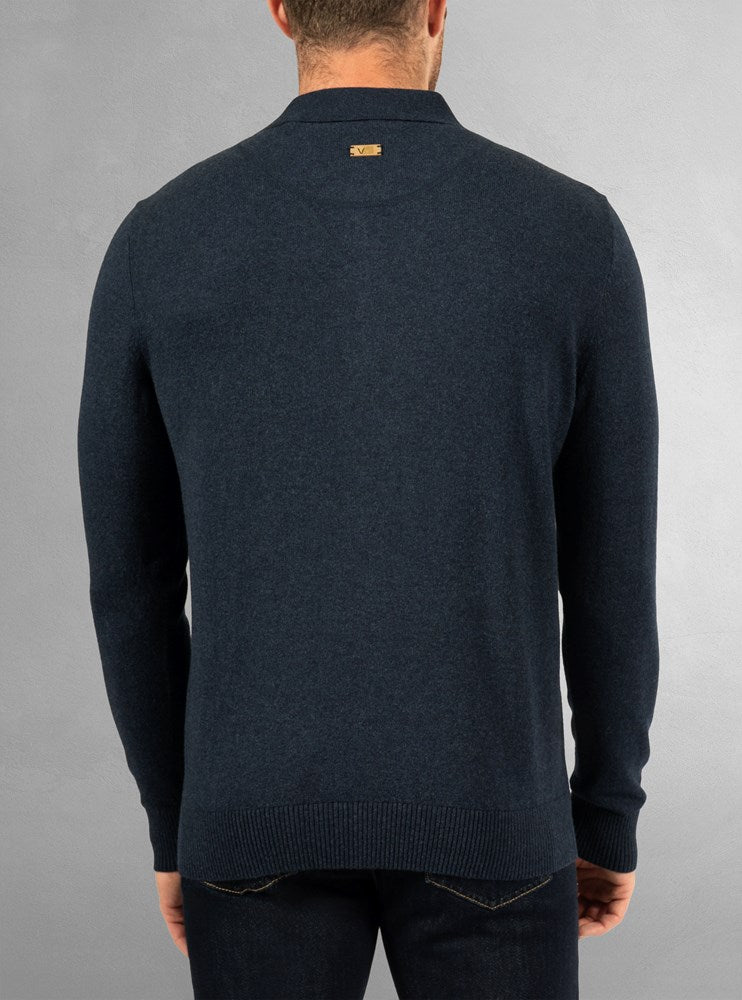 Men's long sleeve polo