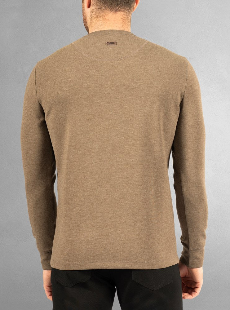 Men's long sleeve crew neck top