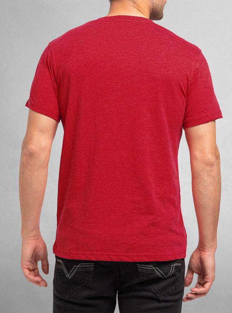 Men's basic v neck short sleeve t-shirt