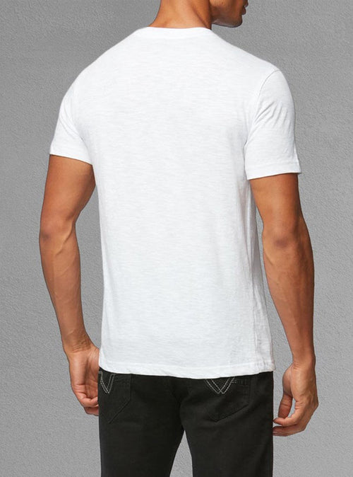 Men's basic v neck short sleeve t-shirt