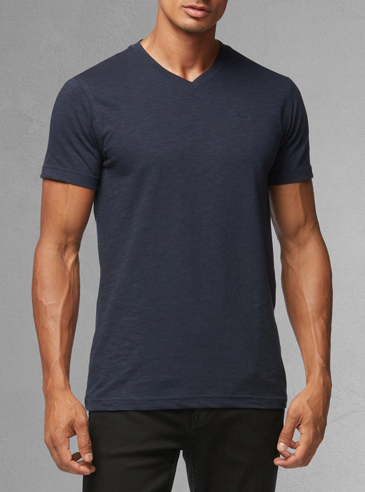 Men's basic v neck short sleeve t-shirt