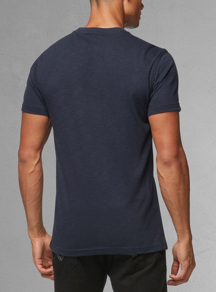 Men's basic v neck short sleeve t-shirt