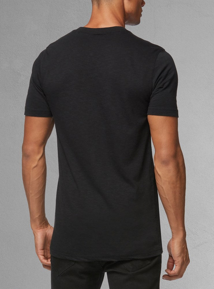 Men's basic v neck short sleeve t-shirt