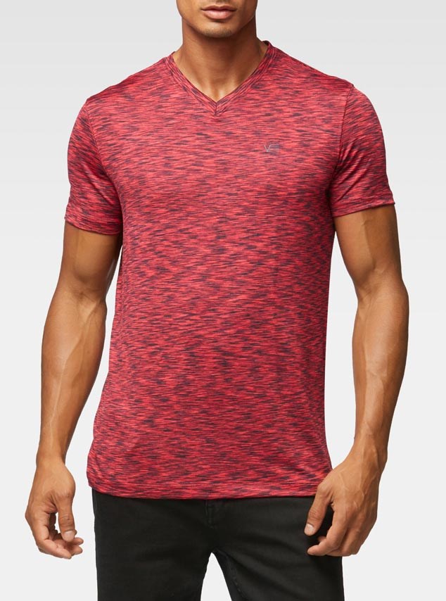 Men's basic short sleeve v-neck t-shirt